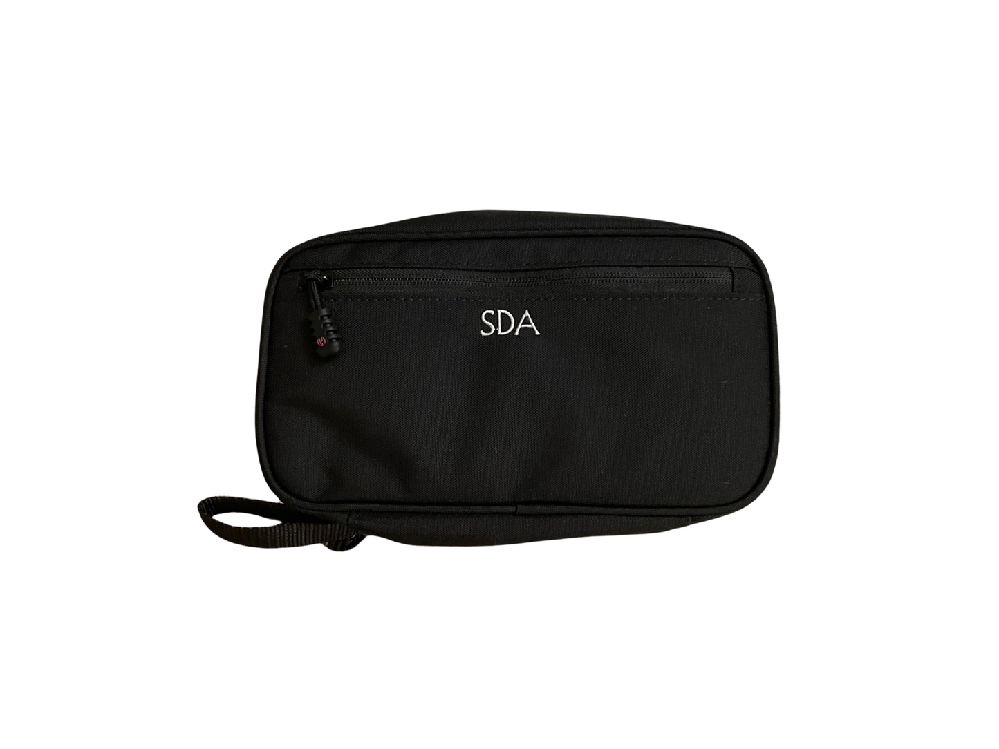 Concho Hanging Toiletry Bag in Black