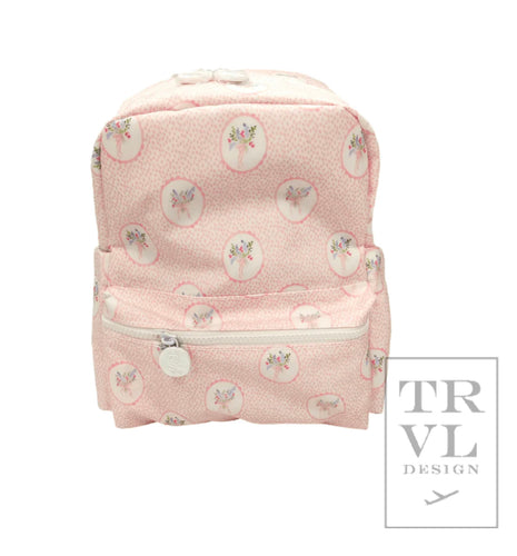 TRVL Design Mini Backer Pink Floral Medallion