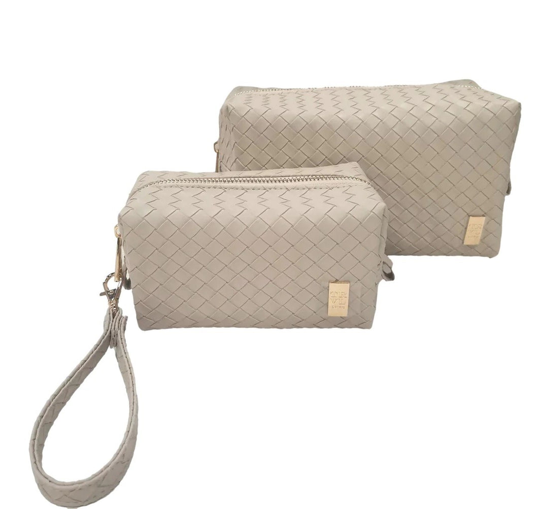 Luxe Duo Dome Bag Set in Bisque