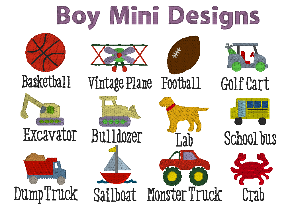 Boy Mini Designs