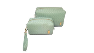 Luxe Duo Dome Bag Set in Sea Glass
