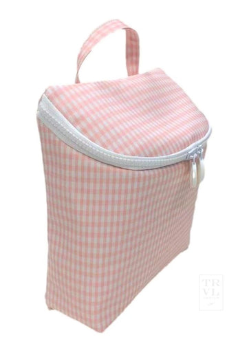 TRVL Design Gingham Taffy Take Away Insulated Lunch Bag