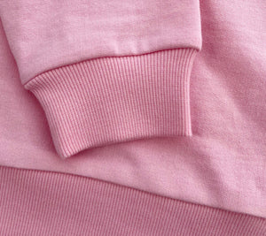 Organic Cotton Sweatshirt in Pink