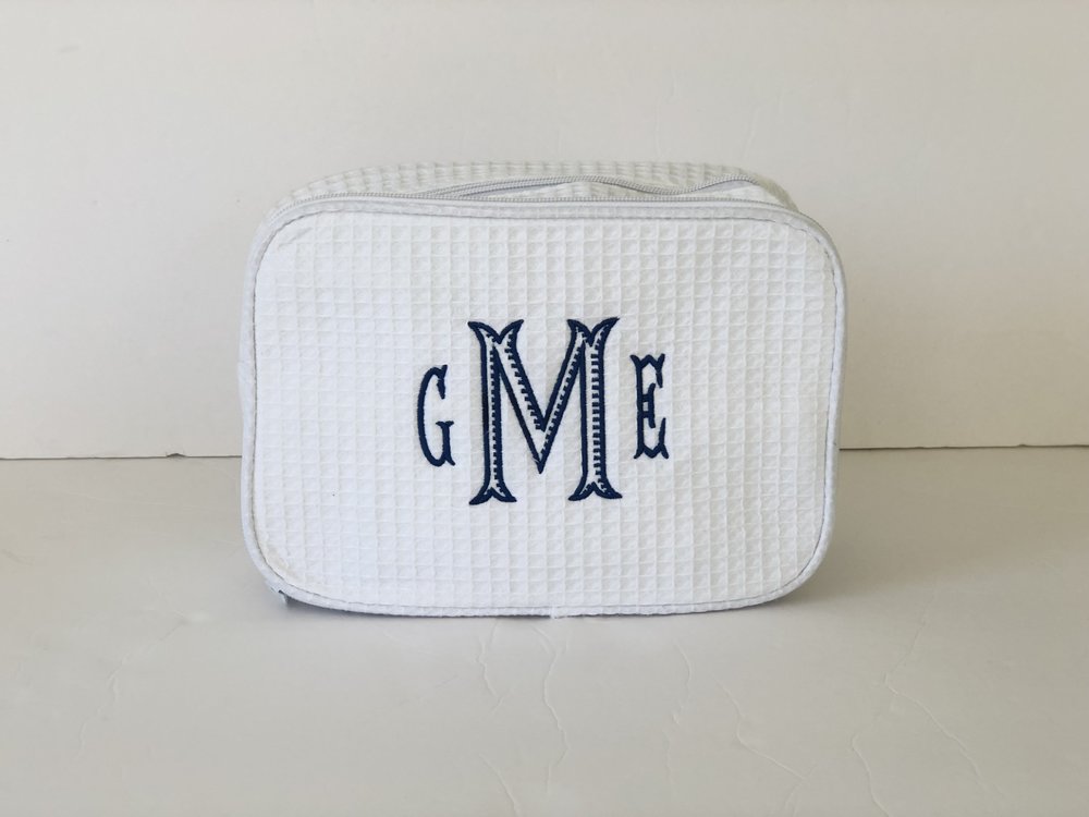 Monogrammed Cosmetic Bag