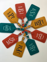 Load image into Gallery viewer, Personalized Leather Luggage Tag