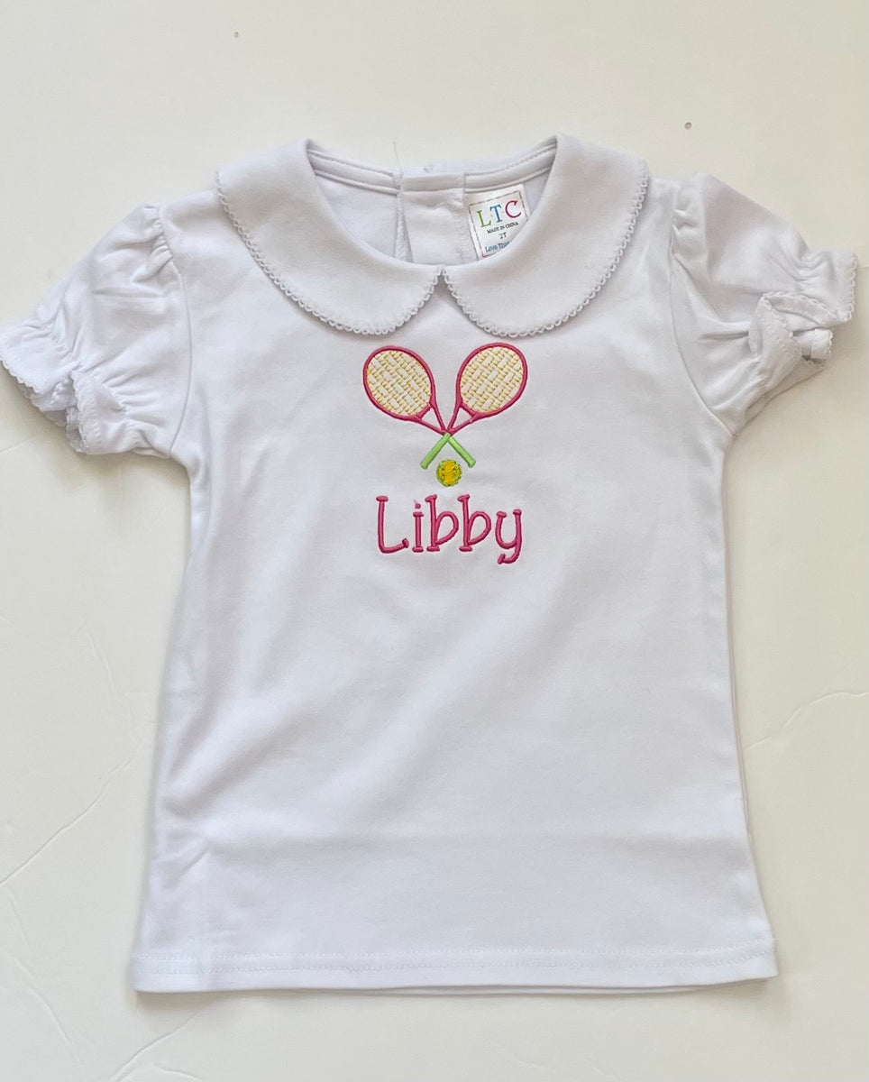 Girls White Woven Peter Pan Collar Shirt main image 1
