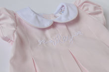 Load image into Gallery viewer, Monogrammed Pink Pleated Dress