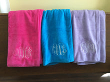 Load image into Gallery viewer, Monogrammed Towel Wrap