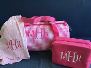 Monogrammed Duffle Bag