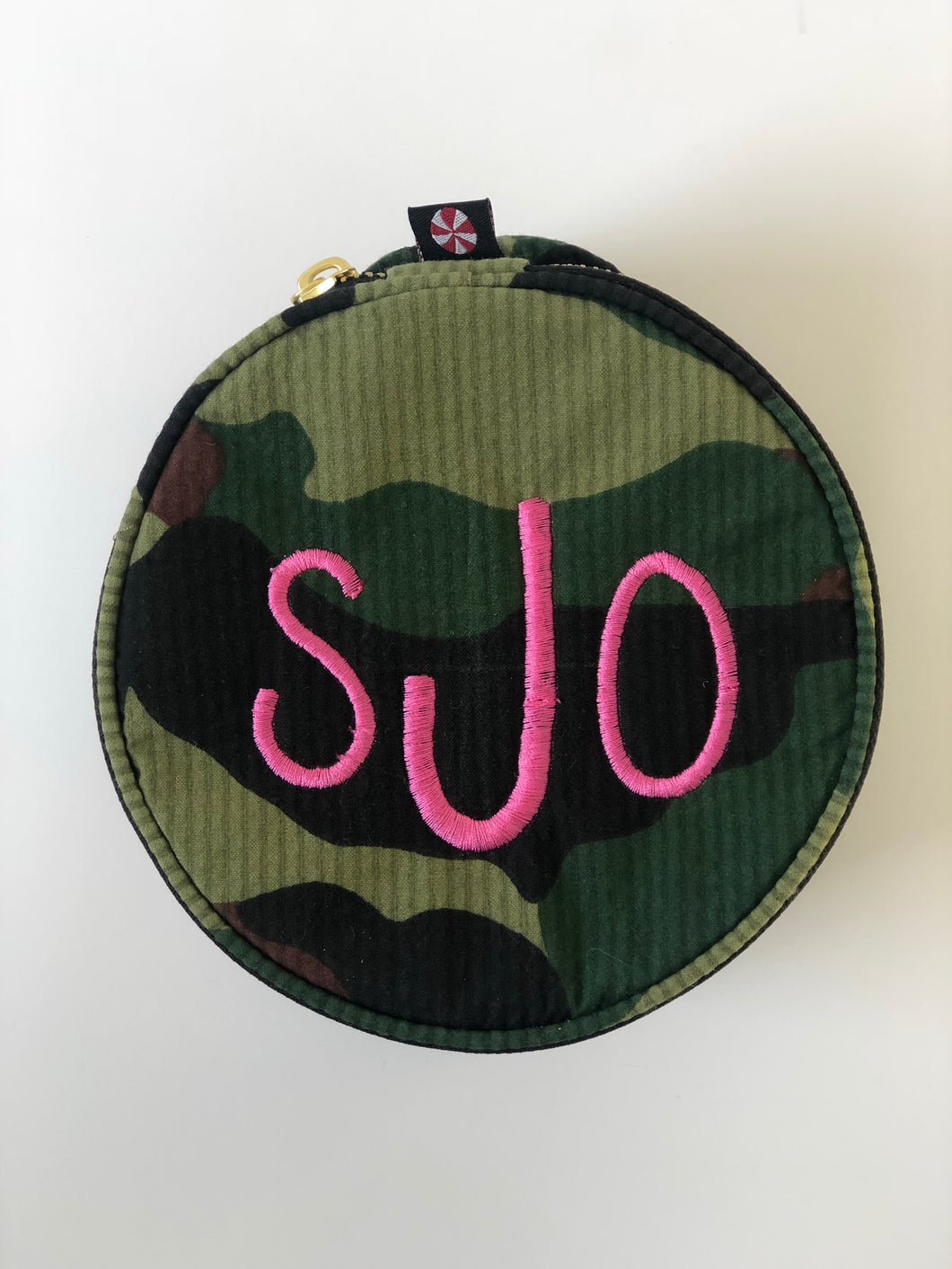 Monogrammed 6” Jewelry Pouch
