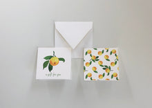 Load image into Gallery viewer, Lemon Spray Gift Enclosure Cards